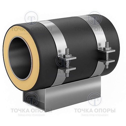Скользящая опора СПОк 630/800.100 подкладная канальная для труб в ППУ