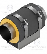 Скользящая опора СПО 159/250.200 подкладная для труб в ППУ