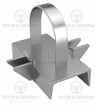 Опоры неподвижные хомутовые для надземной прокладки 313.ТС-007.013