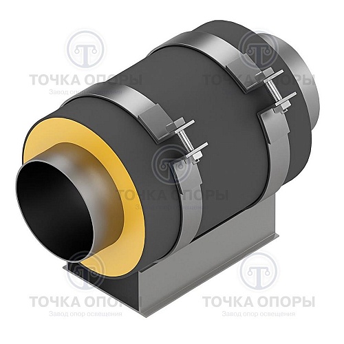 Скользящая опора СПО 108/200.200 подкладная для труб в ППУ